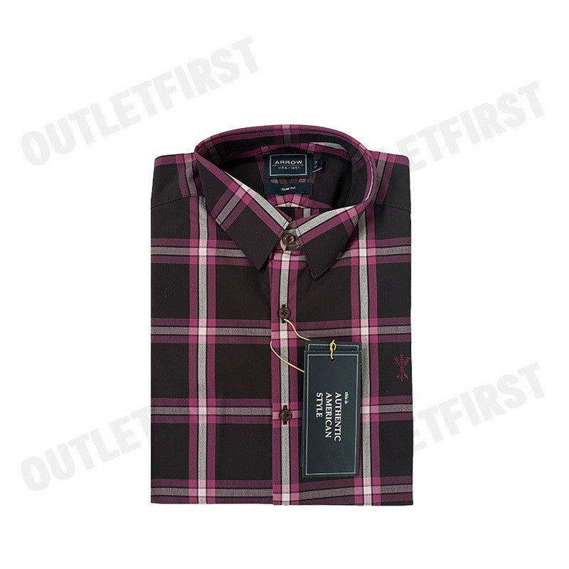 ARROW รุ่น BAMBOO SHIRT CODE: MACS105S2BSBR เสื้อเชิ้ตแขนยาว เสื้อเชิ้ตผู้ชาย เสื้อเชิ้ต