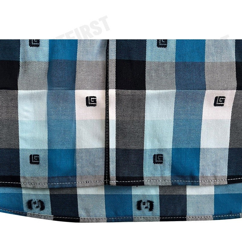 GUY LAROCHE รุ่น LOGO LONG SLEEVES SHIRT CODE: BAB1201S3BU เสื้อเชิ้ตแขนยาว เสื้อเชิ้ตผู้ชาย เสื้อเชิ้ต
