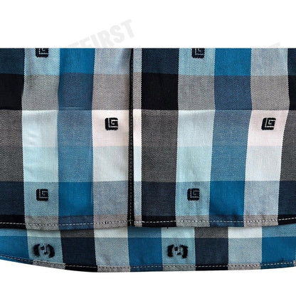 GUY LAROCHE รุ่น LOGO LONG SLEEVES SHIRT CODE: BAB1201S3BU เสื้อเชิ้ตแขนยาว เสื้อเชิ้ตผู้ชาย เสื้อเชิ้ต