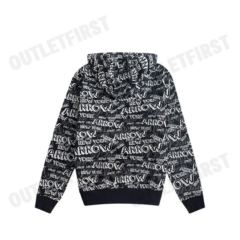 ARROW รุ่น WOMAN'S LOGO PRINT HOODIE CODE: MWCM912W2CSNV เสื้อสเวตเตอร์แขนยาว เสื้อสเวตเตอร์ผู้หญิง เสื้อฮู้ด