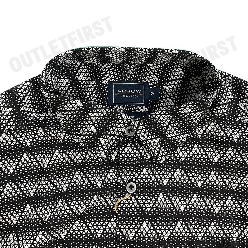 ARROW รุ่น BAMBOO SHIRT CODE: MACS507S2CSBL เสื้อเชิ้ตแขนสั้น เสื้อเชิ้ตผู้ชาย เสื้อเชิ้ตคอปก