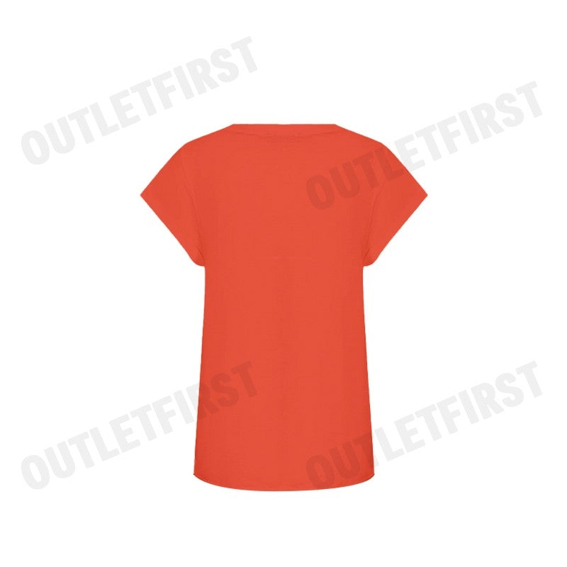 DKNY SPORT รุ่น MINI SLUB WAFFLE KNIT TOP CODE: DP4T9756 HCL เสื้อยืดคอกลม เสื้อยืดแขนสั้น เสื้อยืดผู้หญิง