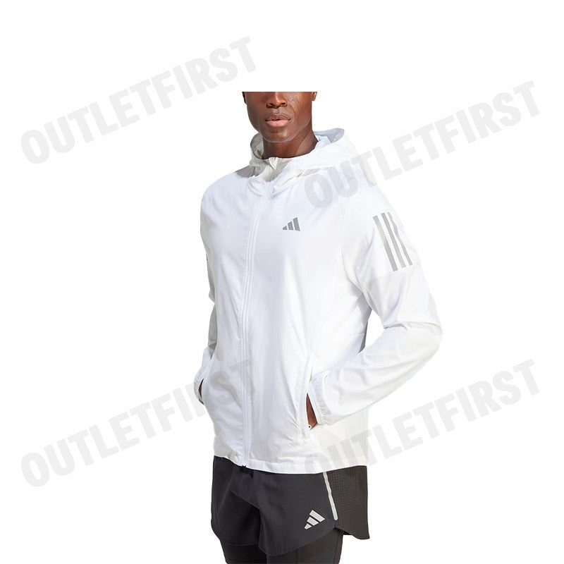ADIDAS รุ่น OWN THE RUN JACKET CODE: IL4789 เสื้อแจ็คเก็ตแขนยาว เสื้อแจ็คเก็ตมีฮู้ด เสื้อแจ็คเก็ตผู้ชาย