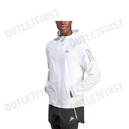 ADIDAS รุ่น OWN THE RUN JACKET CODE: IL4789 เสื้อแจ็คเก็ตแขนยาว เสื้อแจ็คเก็ตมีฮู้ด เสื้อแจ็คเก็ตผู้ชาย