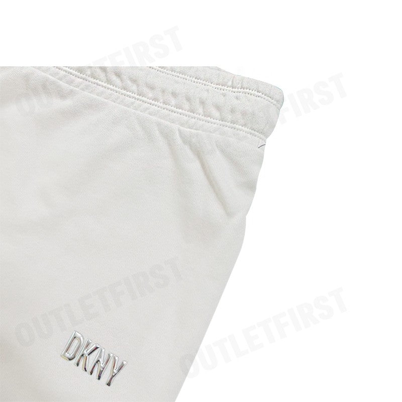 DKNY รุ่น WOMEN'S LOGO JOGGER PANTS CODE: DP2P3235 SAN กางเกงขายาว กางเกงลำลอง กางเกงจ๊อกกิ้ง