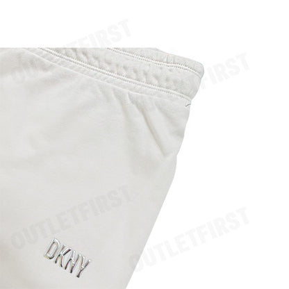 DKNY รุ่น WOMEN'S LOGO JOGGER PANTS CODE: DP2P3235 SAN กางเกงขายาว กางเกงลำลอง กางเกงจ๊อกกิ้ง
