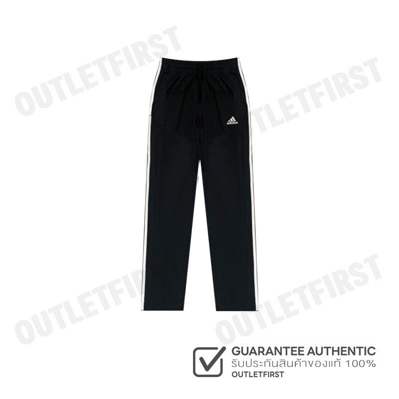 ADIDAS รุ่น ESSENTIALS SINGLE JERSEY TAPERED OPEN HEM 3-STRIPES PANTS CODE: IC0044 กางเกงขายาว กางเกงผู้ชาย กางเกง