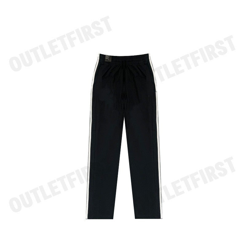 ADIDAS รุ่น ESSENTIALS SINGLE JERSEY TAPERED OPEN HEM 3-STRIPES PANTS CODE: IC0044 กางเกงขายาว กางเกงผู้ชาย กางเกง