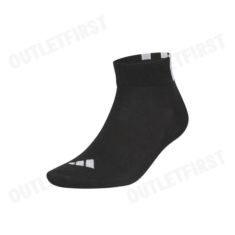ADIDAS รุ่น 3-STRIPES ANKLE SOCKS CODE: IY7620 ถุงเท้า ถุงเท้าข้อสั้น ถุงเท้าสีดำ