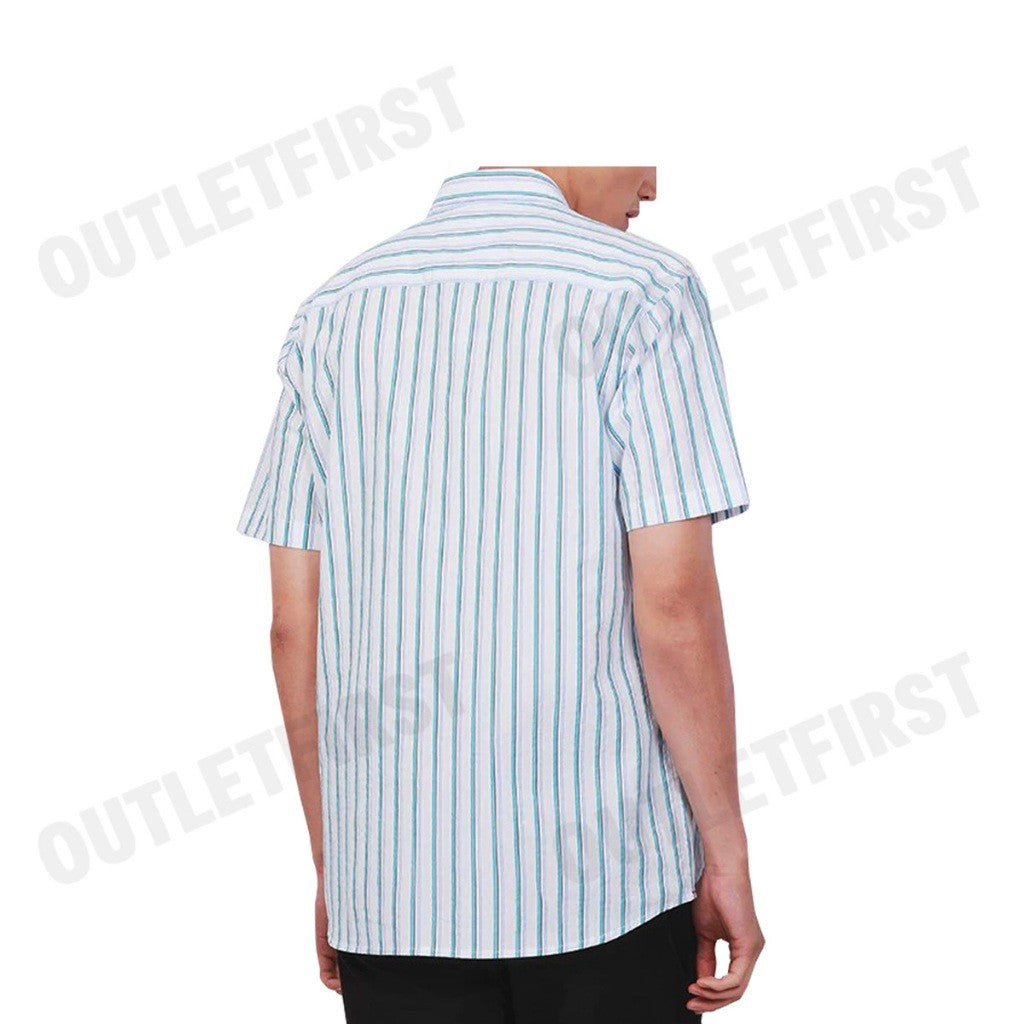 JOHN HENRY รุ่น MEN'S SHORT SLEEVES SLIM FIT SHIRTS (WHITE) CODE: JH S424MSSSM53 เสื้อเชิ้ตแขนสั้น เสื้อเชิ้ตผู้ชาย