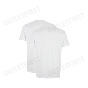 HUGO BOSS รุ่น MEN T-SHIRT WHITE 2PCS CODE: 50239769 100 เสื้อยืดคอกลม เสื้อยืดแขนสั้น เสื้อยืดสีขาว