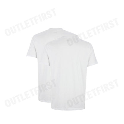 HUGO BOSS รุ่น MEN T-SHIRT WHITE 2PCS CODE: 50239769 100 เสื้อยืดคอกลม เสื้อยืดแขนสั้น เสื้อยืดสีขาว