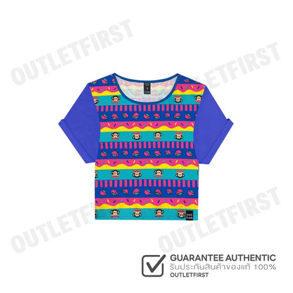 PAUL FRANK รุ่น WOMEN'S TEE SHIRT CODE: PFGLTSSP6149 เสื้อครอป เสื้อยืดคอกลม เสื้อยืดผู้หญิง