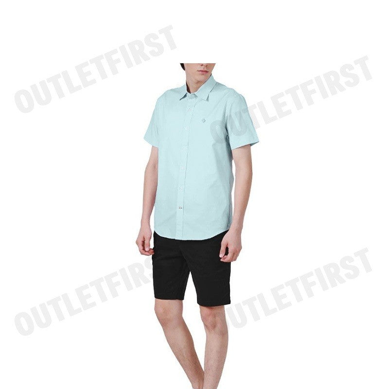 JOHN HENRY รุ่น MEN'S SHORT SLEEVES SLIM FIT SHIRT (GREEN) CODE: JH F424MSSSM40 เสื้อเชิ้ต เสื้อแขนสั้น เสื้อผู้ชาย