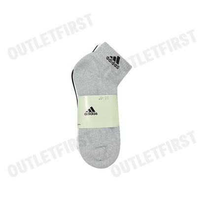 ADIDAS รุ่น CUSHIONED SPORTSWEAR ANKLE SOCKS 3 PAIRS CODE: IA3948 ถุงเท้า อดิดาส ถุงเท้าข้อสั้น