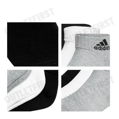 ADIDAS รุ่น CUSHIONED SPORTSWEAR ANKLE SOCKS 3 PAIRS CODE: IA3948 ถุงเท้า อดิดาส ถุงเท้าข้อสั้น