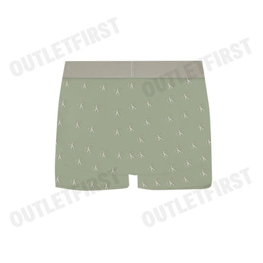CALVIN KLEIN รุ่น ESTABLISHED LOW RISE TRUNK CODE: NB4079 PDA  กางเกงชั้นในผู้ชาย กางเกงใน กางเกงสีเขียว