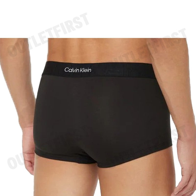 CALVIN KLEIN รุ่น ESTABLISHED ICON LOW RISE TRUNK CODE: NB3321O UB1 กางเกงชั้นในผู้ชาย กางเกงบ๊อกเซอร์ กางเกงในสีดำ