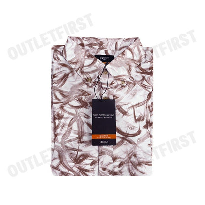 G2000 รุ่น MEN'S CASUAL SHORT-SLEEVED SHIRT CODE: 46130872 55 เสื้อเชิ้ตแขนสั้น เสื้อผู้ชาย เสื้อสีน้ำตาล