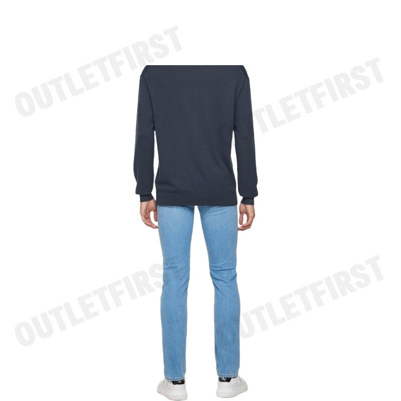 CALVIN KLEIN JEANS รุ่น MEN'S CK INTARSIA MIXED STITCH SWEATER CODE: J326453 BAN เสื้อสเวตเตอร์ เสื้อแขนยาว เสื้อผู้ชาย