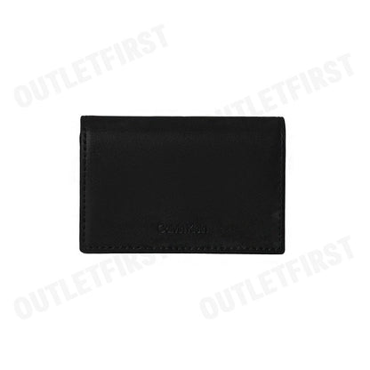 CALVIN KLEIN รุ่น WOMEN'S CK WALLET FLAP ACCORDION CARD CASE CODE:4F1004G UB1 กระเป๋าสตางค์ผู้หญิง กระเป๋าสีดำ กระเป๋าCK