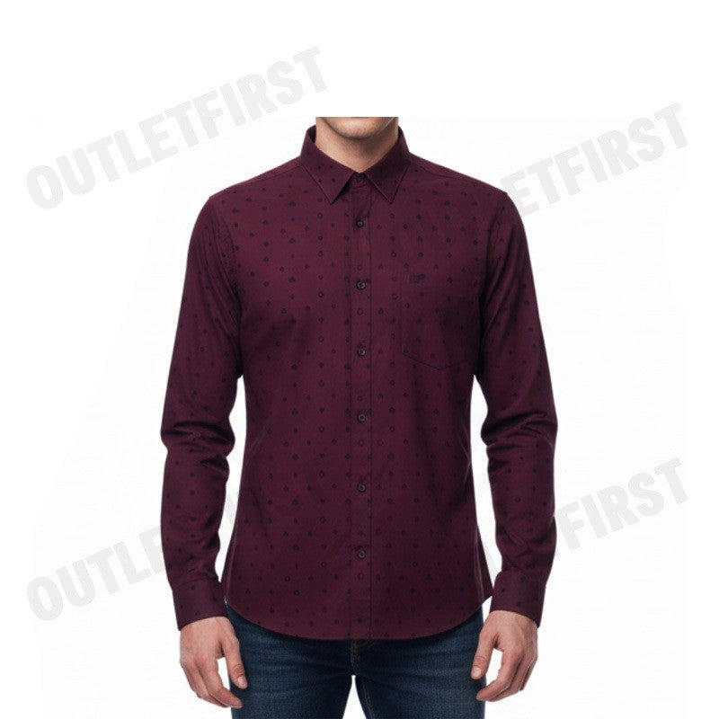GUY LAROCHE รุ่น MAN'S LONG SLEEVES SHIRT CODE: BAB9206W3RE เสื้อเชิ้ต เสื้อแขนยาว เสื้อผู้ชาย