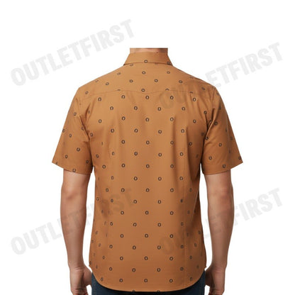 GUY LAROCHE รุ่น MAN'S SHORT SLEEVES SHIRT CODE: BAC9202W3BR เสื้อเชิ้ต เสื้อแขนสั้น เสื้อผู้ชาย