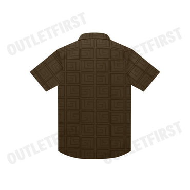 GUY LAROCHE รุ่น MAN'S SHORT SLEEVES SHIRT CODE: BAC9201W3BR เสื้อเชิ้ต เสื้อแขนสั้น เสื้อผู้ชาย