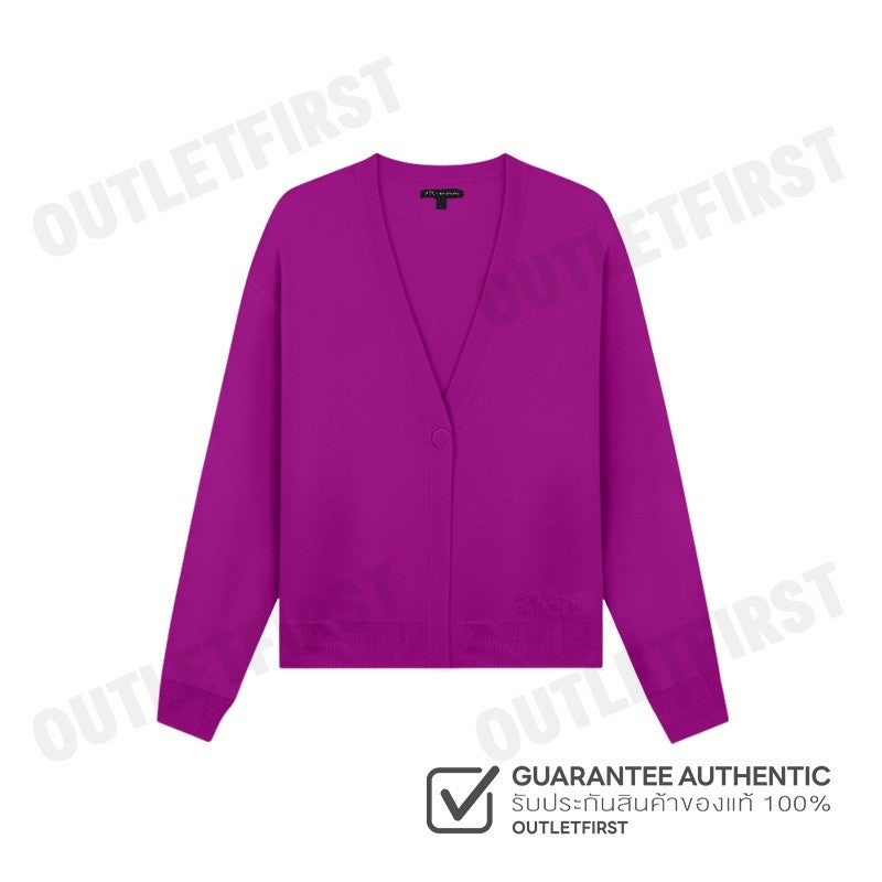 ARMANI EXCHANGE รุ่น WOMEN'S CARDIGAN CODE: 6DYE1J YME3Z 7420 เสื้อคาร์ดิแกน เสื้อผู้หญิง เสื้อarmani สีชมพู