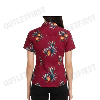 ARROW รุ่น WOMEN'S TROPICAL FABRIC SHIRT CODE: WACC549S4CSRE เสื้อเชิ้ต เสื้อแขนสั้น เสื้อผู้หญิง
