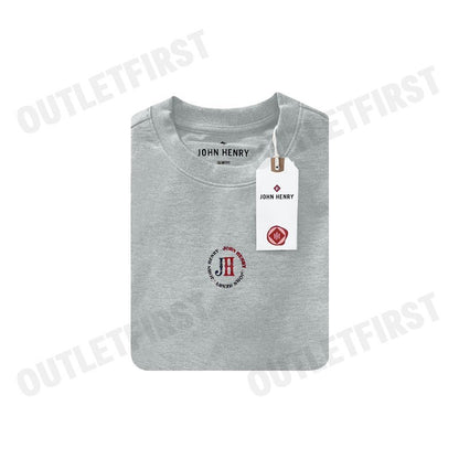 JOHN HENRY รุ่น MEN'S SLIM FIT SWEATER (GREY) CODE: JH S125MPUSM21 เสื้อสเวตเตอร์ เสื้อผู้ชาย เสื้อสีเทา