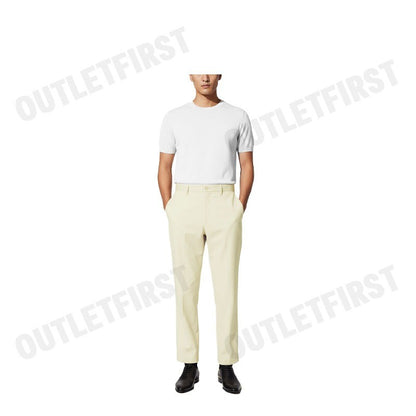 ARMANI EXCHANGE รุ่น MEN'S COTTON GABARDINE CHINO PANTS CODE: 3DZP07 ZN3TZ 1792 กางเกงขายาว กางเกงผู้ชาย สีเบจ