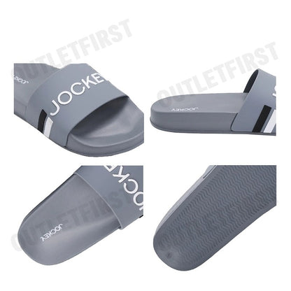 JOCKEY รุ่น MAN'S AFFORDABLE SANDALS CODE: KU JKSABAF02 (LIGHT GREY) รองเท้าแตะผู้ชาย รองเท้าสลิปออน รองเท้าจ๊อกกี้