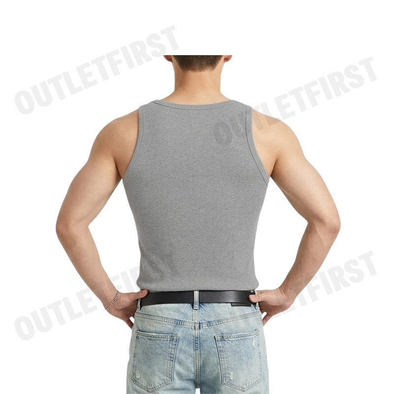 Hush Puppies รุ่น Tank Top Hush Classic Comfort Code: HU H4B005 เสื้อกล้ามผู้ชาย เสื้อกล้ามสีเทา เสื้อกล้าม