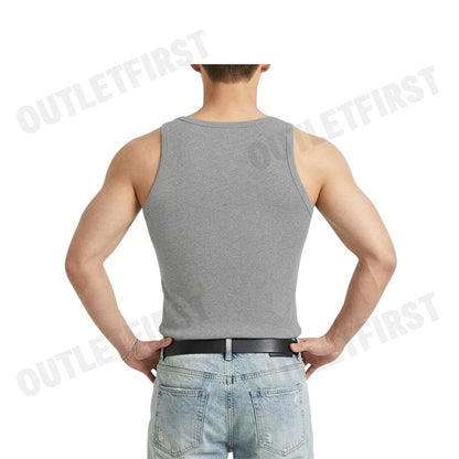 Hush Puppies รุ่น Tank Top Hush Classic Comfort Code: HU H4B005 เสื้อกล้ามผู้ชาย เสื้อกล้ามสีเทา เสื้อกล้าม