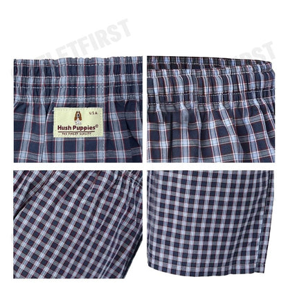 HUSH PUPPIES รุ่น MEN'S BOXER SHORTS SLEEPWEAR CODE: HU H3W278 (NAVY) กางเกงขาสั้นผู้ชาย กางเกงบ๊อกเซอร์ กางเกงฮัชพัพพีส