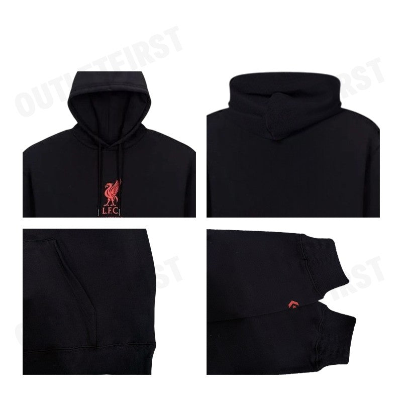 L.F.C X CONVERSE รุ่น MEN'S CONVERSE X LIVERPOOL FC LOOSE FIT HOODIE CODE: 10026265 A03 เสื้อสเวตเตอร์ผู้ชาย