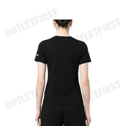 PLAY COMME DES GARÇONS รุ่น WOMEN T-SHIRT CODE: AZ-T327 (BLACK) เสื้อยืดคอกลมผู้หญิง เสื้อหัวใจสีแดง เสื้อแขนสั้น