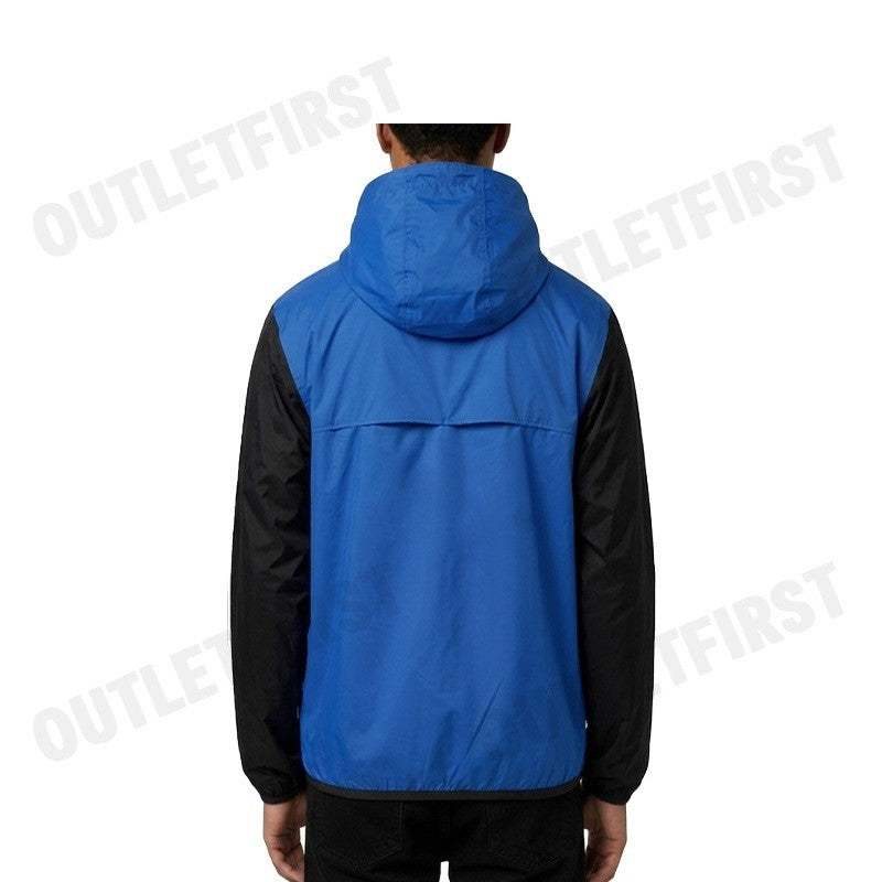 PLAY COMME DES GARÇONS X K-WAY รุ่น MEN HALF ZIP JACKET CODE: AZ J506 051 2 2 (BLUE/BLACK) เสื้อแจ็คเก็ตผู้ชาย