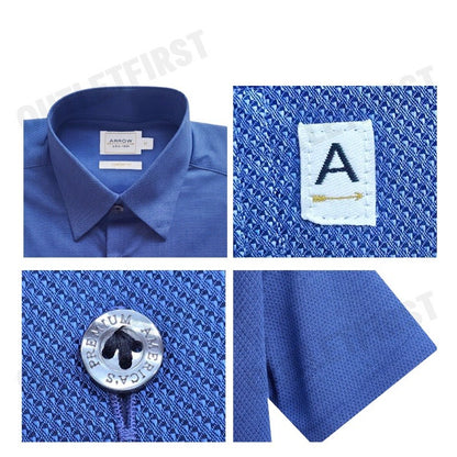 ARROW รุ่น MEN'S PREMIUM COLLECTION COTTON SHORT SLEEVES SHIRT CODE: MAPC925W3BSNV เสื้อเชิ้ต เสื้อแขนสั้น เสื้อผู้ชาย