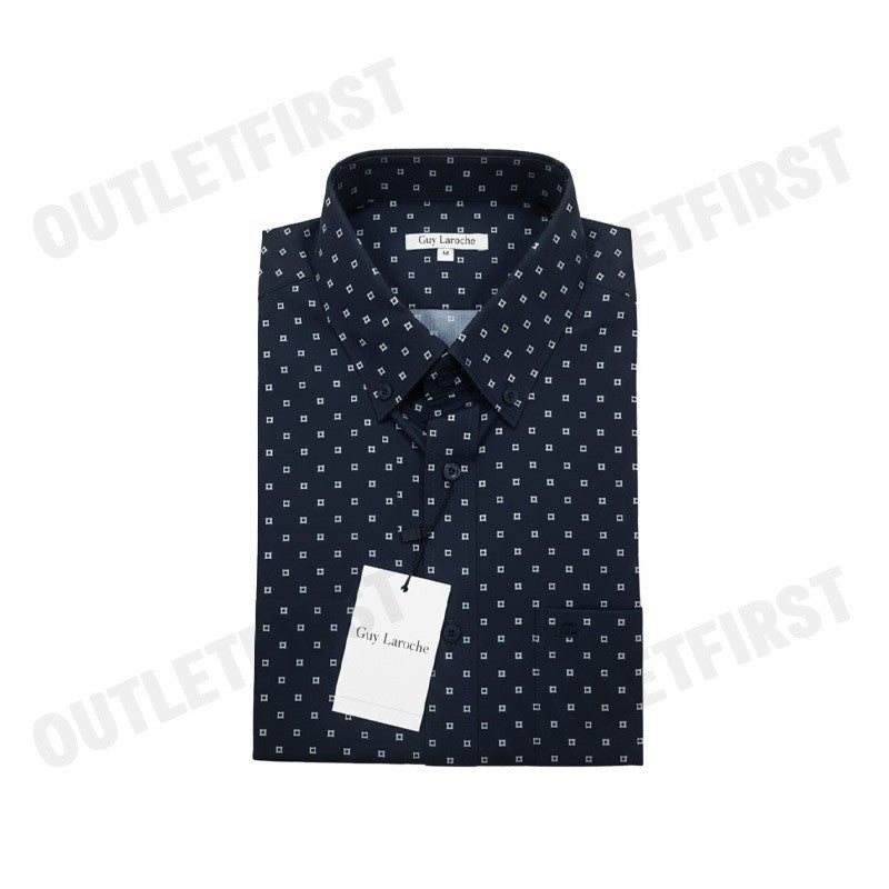 GUY LAROCHE รุ่น MAN'S EXTRA FIT LONG SLEEVES SHIRT CODE: BAB5301S4NV เสื้อเชิ้ต เสื้อแขนยาว เสื้อเชิ้ตผู้ชาย