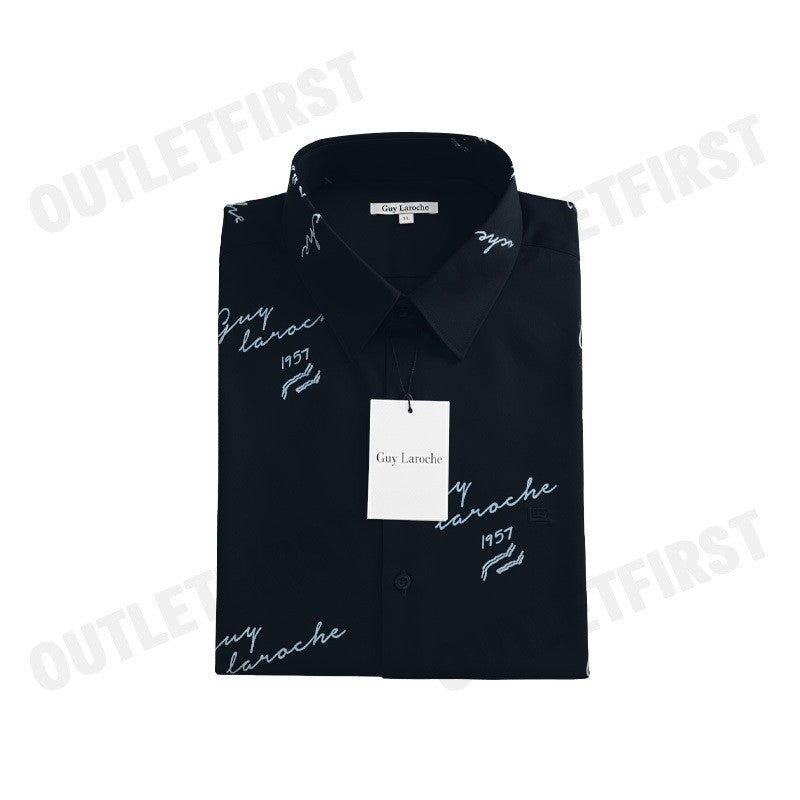 GUY LAROCHE รุ่น MAN'S LONG SLEEVES SHIRT CODE: BAB5223P4NV เสื้อเชิ้ต เสื้อแขนยาว เสื้อเชิ้ตผู้ชาย
