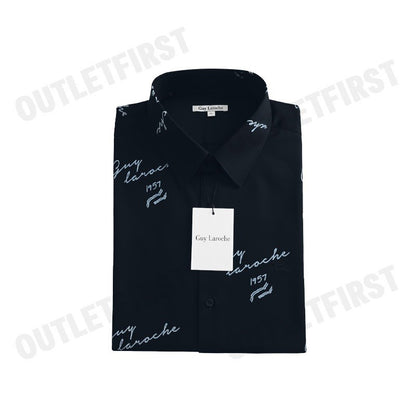 GUY LAROCHE รุ่น MAN'S LONG SLEEVES SHIRT CODE: BAB5223P4NV เสื้อเชิ้ต เสื้อแขนยาว เสื้อเชิ้ตผู้ชาย