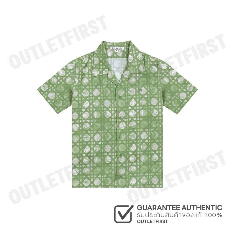 GUY LAROCHE รุ่น MAN'S HAWAIIAN SHIRT CODE: BAC7403S5GR เสื้อเชิ้ต เสื้อแขนสั้น เสื้อผู้ชาย