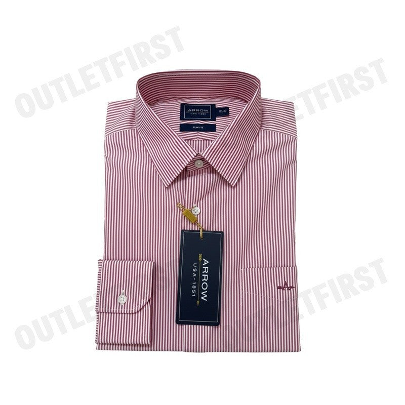ARROW รุ่น MEN'S LONG SLEEVE SLIM FIT SHIRT CODE: MACS405W4BSRE เสื้อเชิ้ต เสื้อแขนยาว เสื้อผู้ชาย