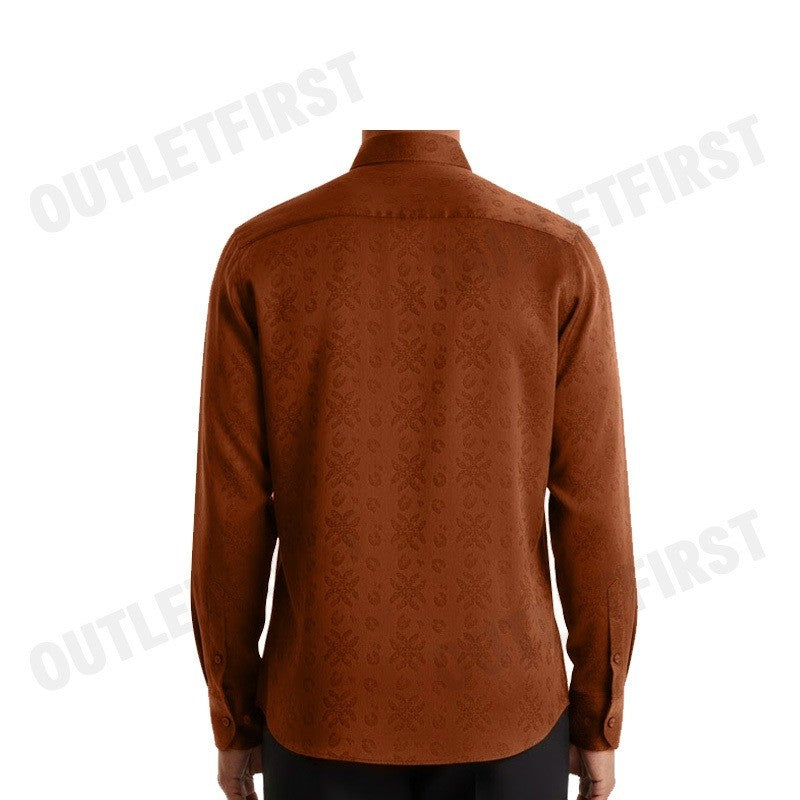 GUY LAROCHE รุ่น MAN'S LONG SLEEVES SHIRT CODE: BAB9201W3BR เสื้อเชิ้ต เสื้อแขนยาว เสื้อผู้ชาย