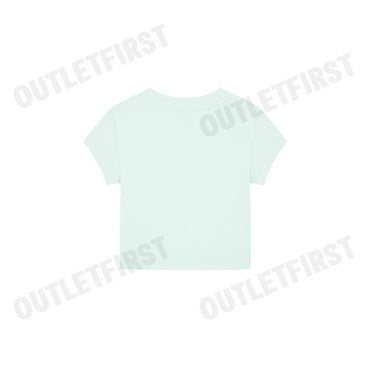 CALVIN KLEIN JEANS รุ่น MONOLOGO BABY TEE CODE: 47AB802 D1T เสื้อครอป เสื้อผู้หญิง เสื้อแขนสั้น