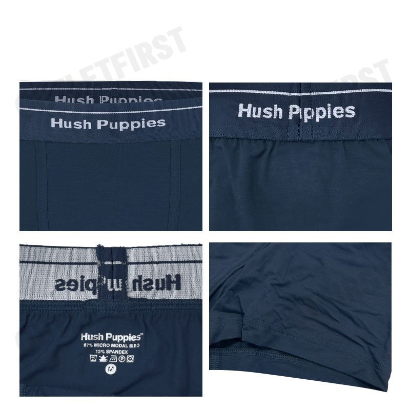 HUSH PUPPIES รุ่น MEN'S MICRO MODAL SIRO BOXER BRIEFS CODE: HU H3FSR08 (NAVY) กางเกงชั้นใน กางเกงฮัชพัพพีส์ ผู้ชาย