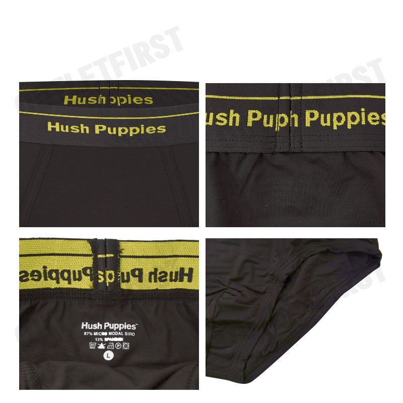HUSH PUPPIES รุ่น MEN'S MICRO MODAL SIRO BRIEFS CODE: HU H2FSR08 (BROWN) กางเกงชั้นในผู้ชาย สีน้ำตาล กางเกงฮัชพัพพีส์