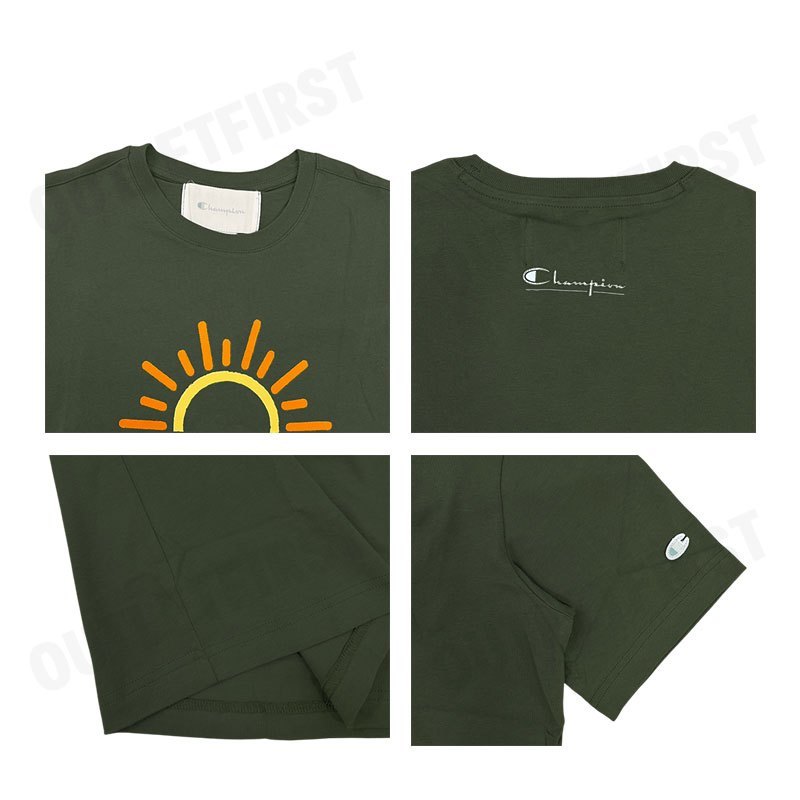 CHAMPION รุ่น MAN'S SS TEE CODE: 220757 GS128 เสื้อยืดคอกลม เสื้อยืดคอกลมผู้ชาย เสื้อยืดแชมเปี่ยน